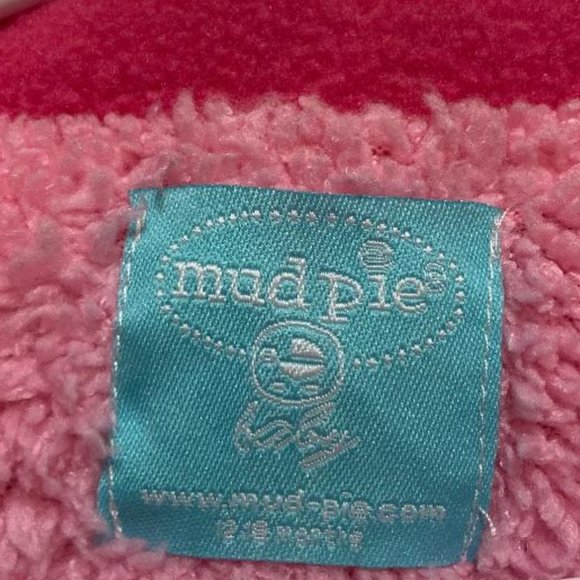Mud Pie Baby Pink/Zebra Print Fleece Snap Button Jacket Coat Size 12-18 Months. - Picture 4 of 6